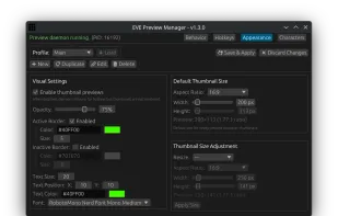 EVE Preview Manager screenshot 1