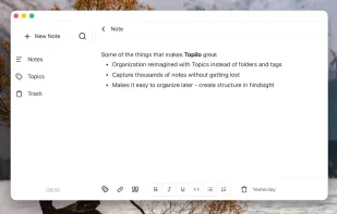 Topilo Notes screenshot 2