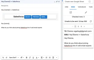 Salesforza.com screenshot 1