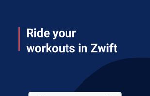 Export your workouts in Zwift, TrainingPeaks, Garmin and Wahoo