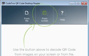 CodeTwo QR Code Desktop Reader screenshot 1