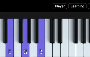 View of the main keyboard window