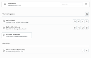 PlikShare screenshot 2