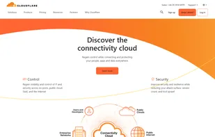 CloudFlare Homepage