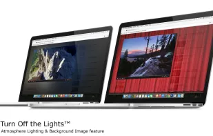 Backlight around the YouTube video, atmosphere lighting feature
