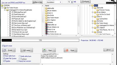AmoK CD/DVD Burning screenshot 1