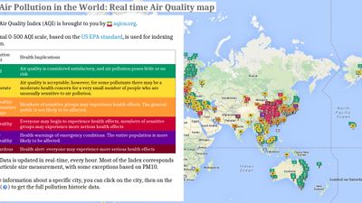 World Air Quality Index screenshot 1