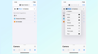 iOS 17 Beta updates Apple's Shortcuts app with new Camera actions image