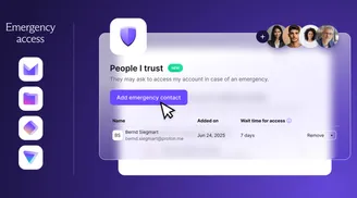 Proton adds Emergency Access to let trusted contacts recover your account securely image