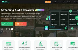 DRmare Streaming Audio Recorder screenshot 1