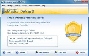 Ashampoo Magical Defrag screenshot 1