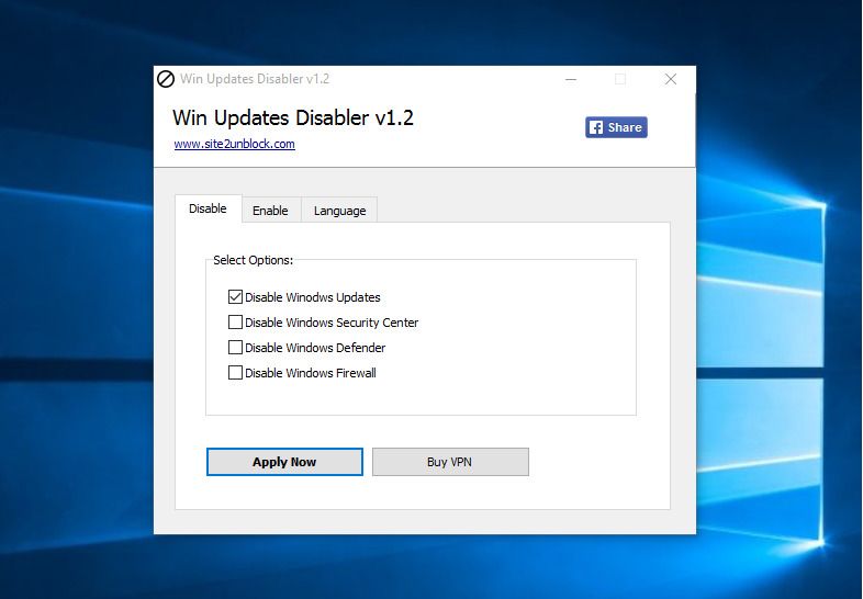 windows 10 update disabler github