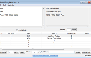 Multi String Replacer screenshot 1