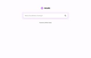 ReCalc screenshot 1
