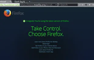 Dark Background and Light Text screenshot 1