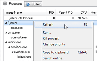 Remote Process Explorer screenshot 2