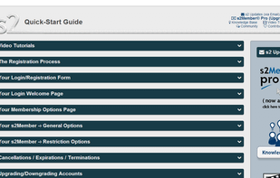 s2Member screenshot 1