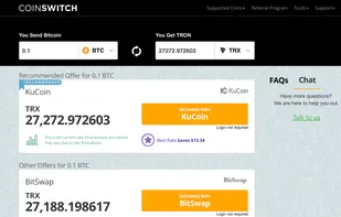 View all offers for a coin pair