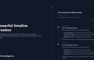 Chronologies screenshot 1