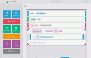 Stepwise screenshot 1