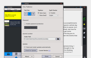 Journaley screenshot 1