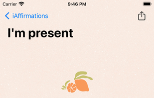 iAffirmations screenshot 3