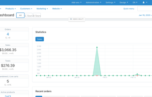 CS-Cart screenshot 1