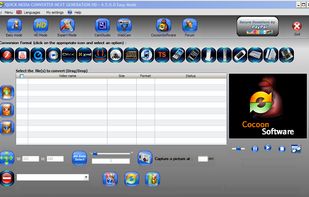 Picture of the software running - version 4.5.0.0