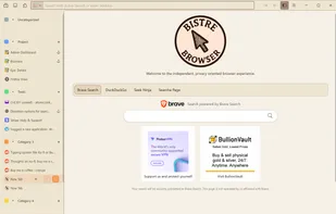 Bistre Browser screenshot 1