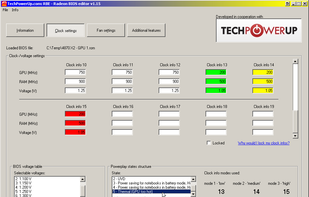 Radeon Bios Editor screenshot 3
