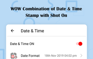 ShotOn Stamp Camera: Auto Add Shot On Photos screenshot 1