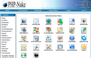 PHP-Nuke screenshot 2