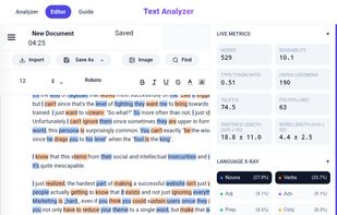 Text Analyzer screenshot 3