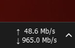 NetSpeedTray screenshot 1
