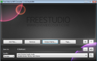 Free Video to MP3 Converter screenshot 1