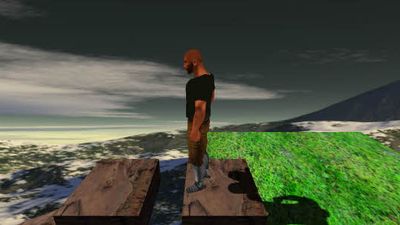 A demonstration of an CHARACTER ADVENTURE game created by Cyberix3D Editor
