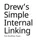Drew's Simple Internal Linking icon