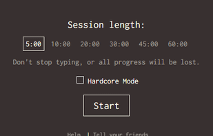 The Most Dangerous Writing App screenshot 1