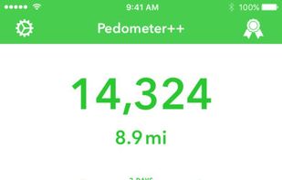 Pedometer++ screenshot 1