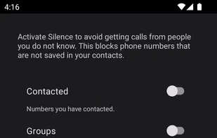 Silence:  Block Unknown Callers screenshot 1