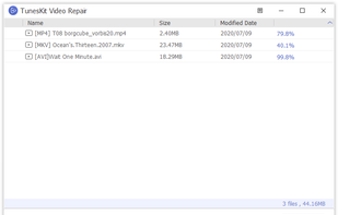 TunesKit Video Repair screenshot 1