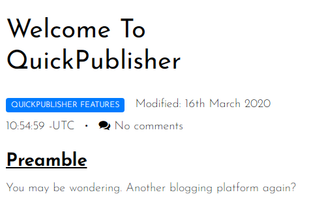 QuickPublisher screenshot 1