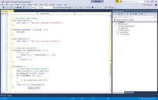 Microsoft Visual Studio screenshot 1