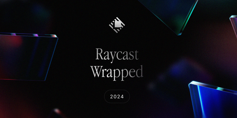 Raycast 1.88 features Wrapped 2024 to provide users with insights into their Raycast usage image
