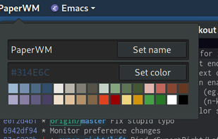 Workspace configuration