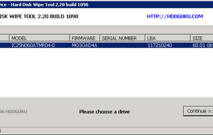 HDD Wipe Tool screenshot 1