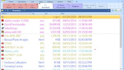Folder tabs. Tabs color grouping. Multiline tab headers.
