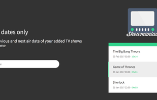 Track your favourite TV shows!