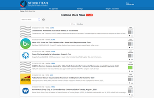 Stock Titan screenshot 1