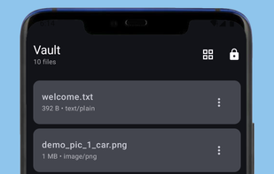 List view that hides the tumbnails